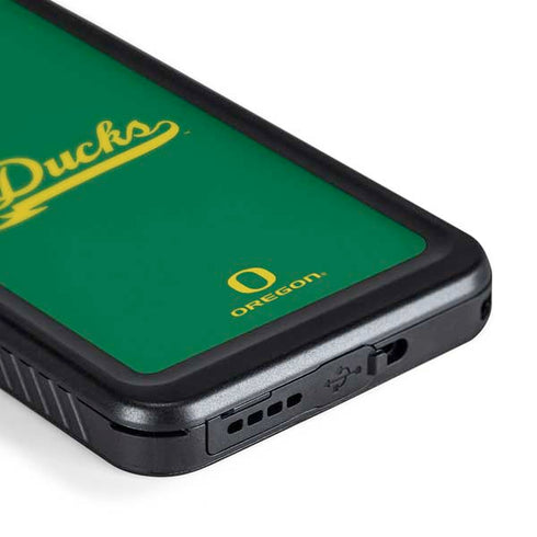 University of Oregon Ducks Logo and Wings Galaxy S24 Waterproof Case